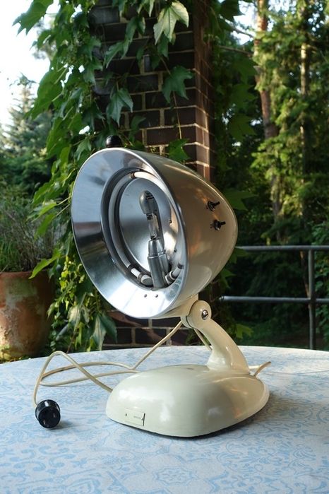 Unikatowa lampa kwarcowa FAMED loft vintage design lata 60