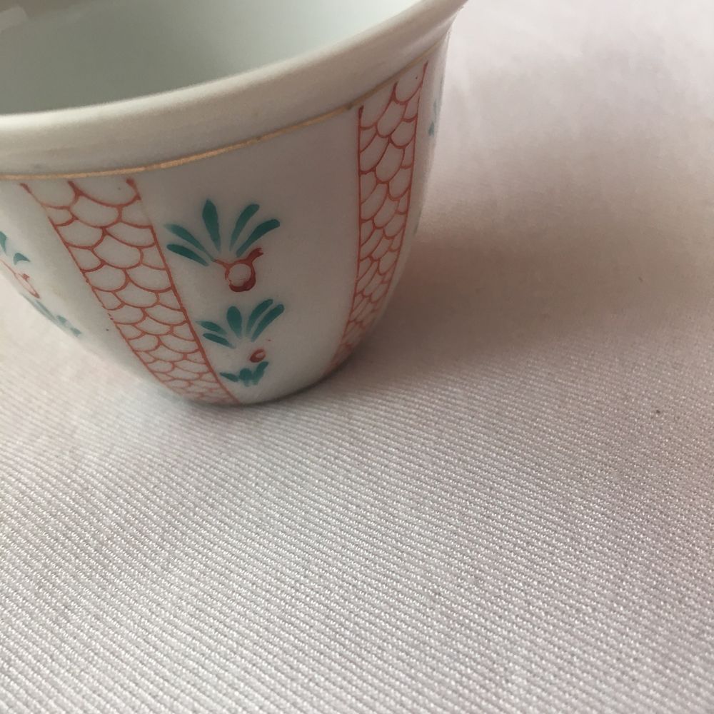 Taça de porcelana