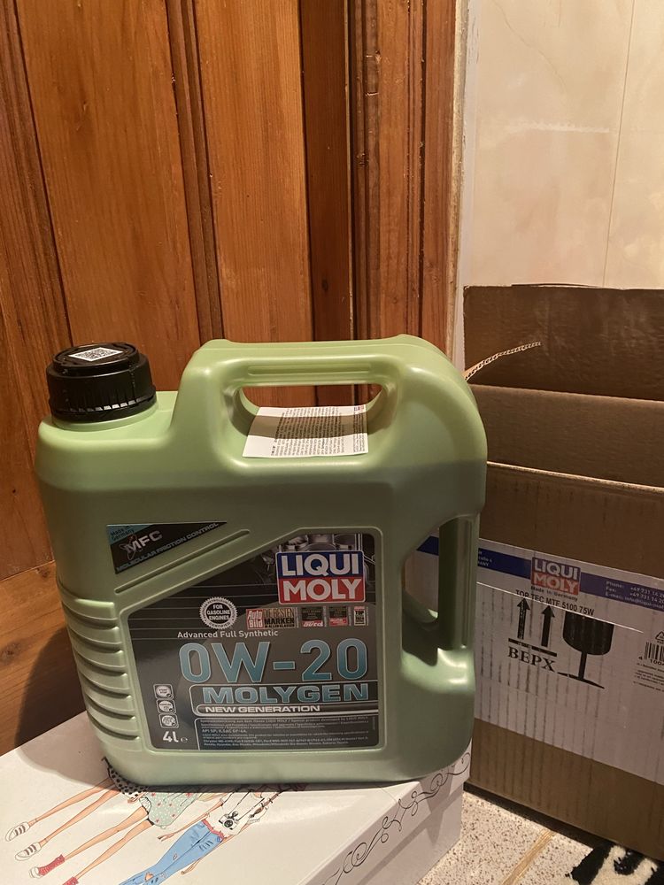 Нова олива Liqui Moly Molygen New Generation 0W-20 (4 л) оригінал