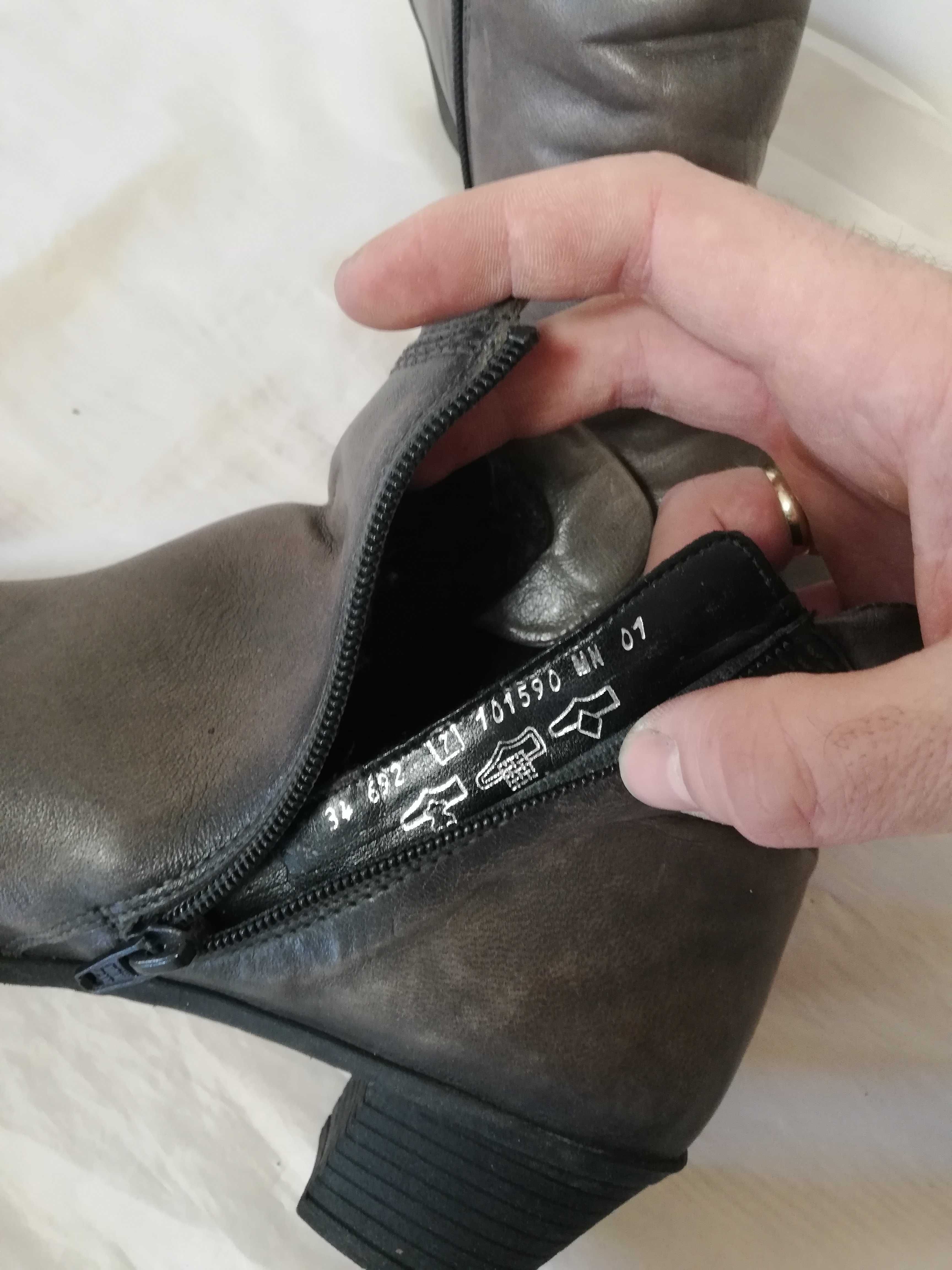 Buty botki skórzane Gabor UK 7 r. 41 , wkł 26,5 cm