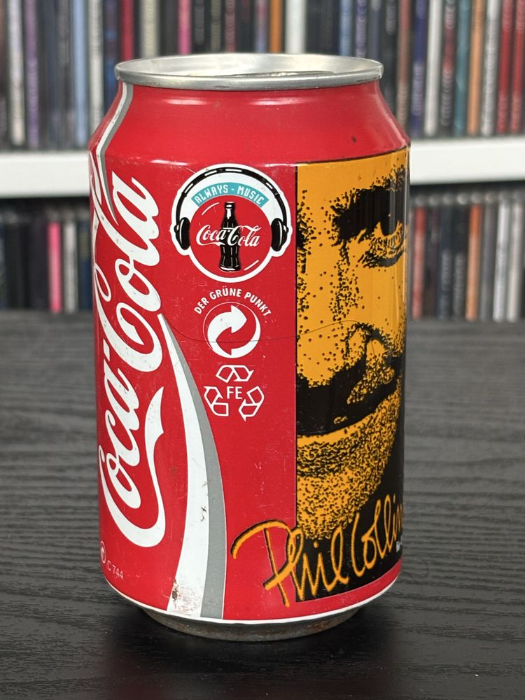 Puszka Coca-Cola PHIL COLLINS lata 90 unikat!