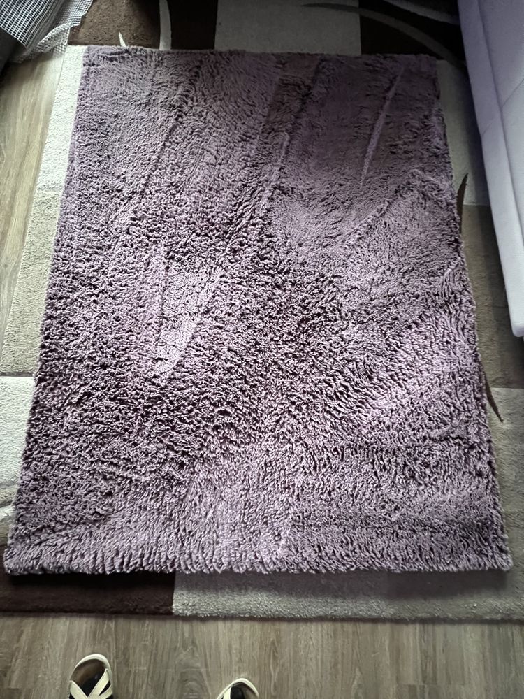 Dywan 120x160 , kolor fioletowy (jagodowy) 2 sztuki