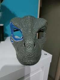 Maska Dino Velociraptor blue
