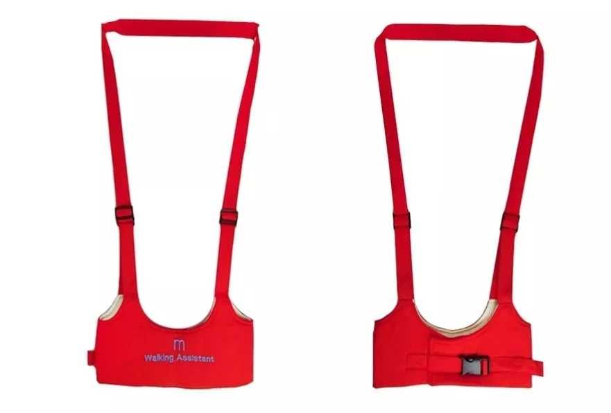 Arnês auxiliador na aprendizagem de caminhar