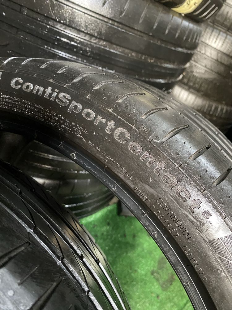 215/40 R18 Continental ContiSportContact 5, пара шин летних.