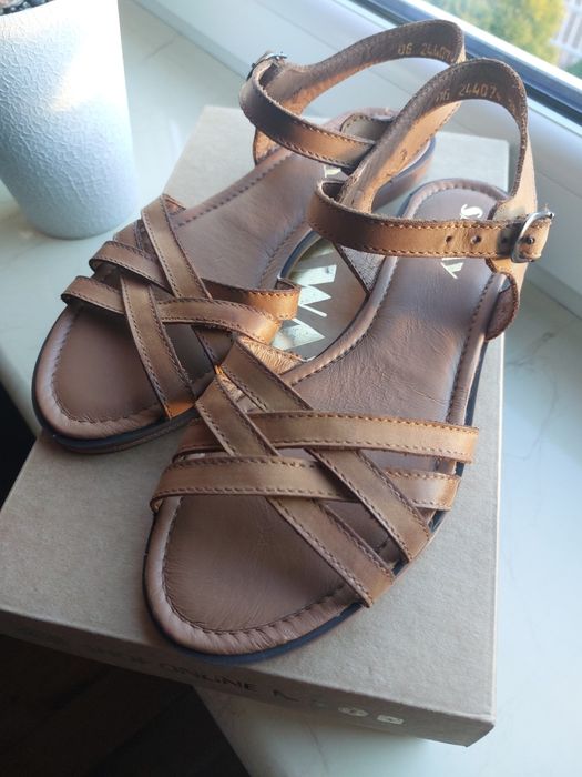 Nowe sandały Lorita od Saway – rozmiar 38, brąz, nienoszone