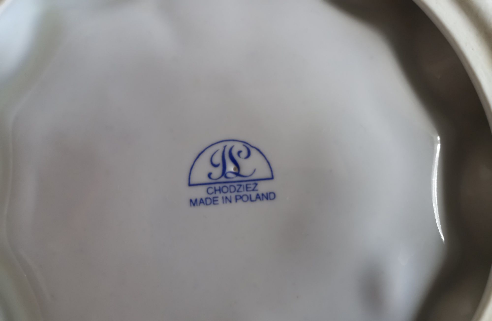 Talerz na jajka porcelana Chodzież