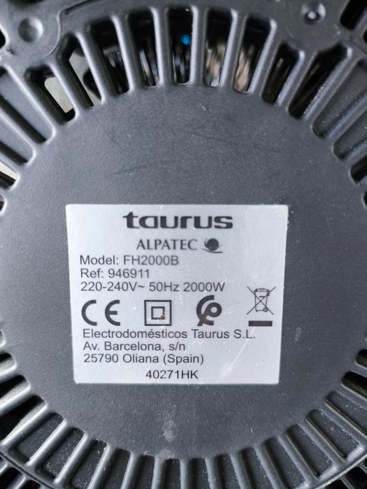 Aquecedor/Ventilador elétrico 2000W