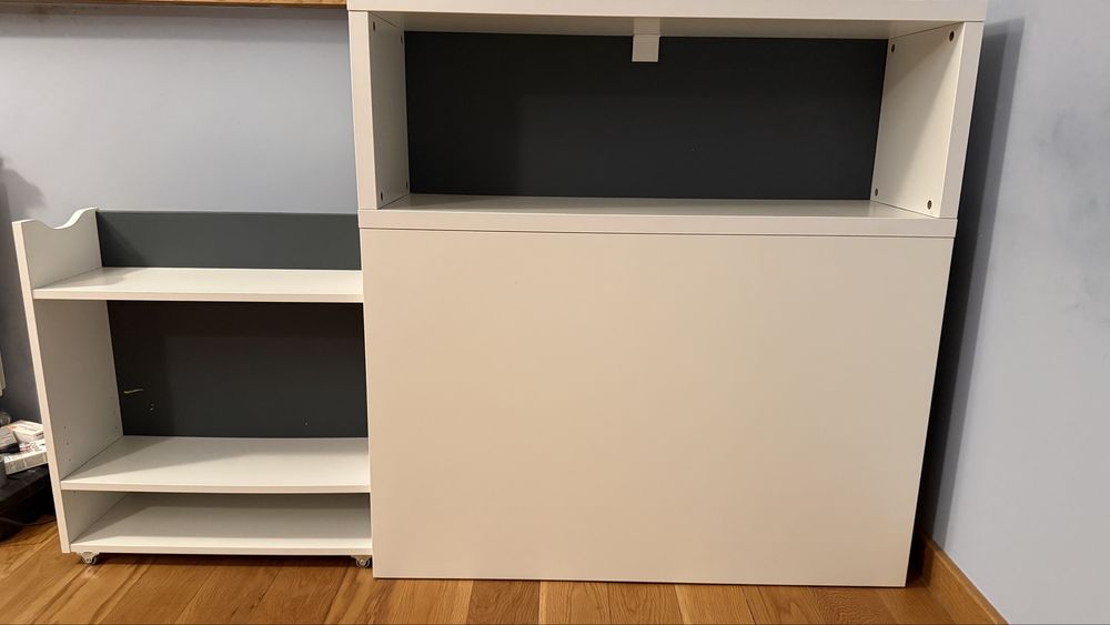 Cabeceira com arrumação IKEA FLAXA para cama de solteiro