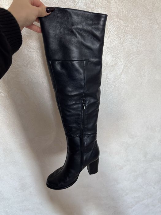 Продам ботфорди чоботи черевики натуральна шкіра