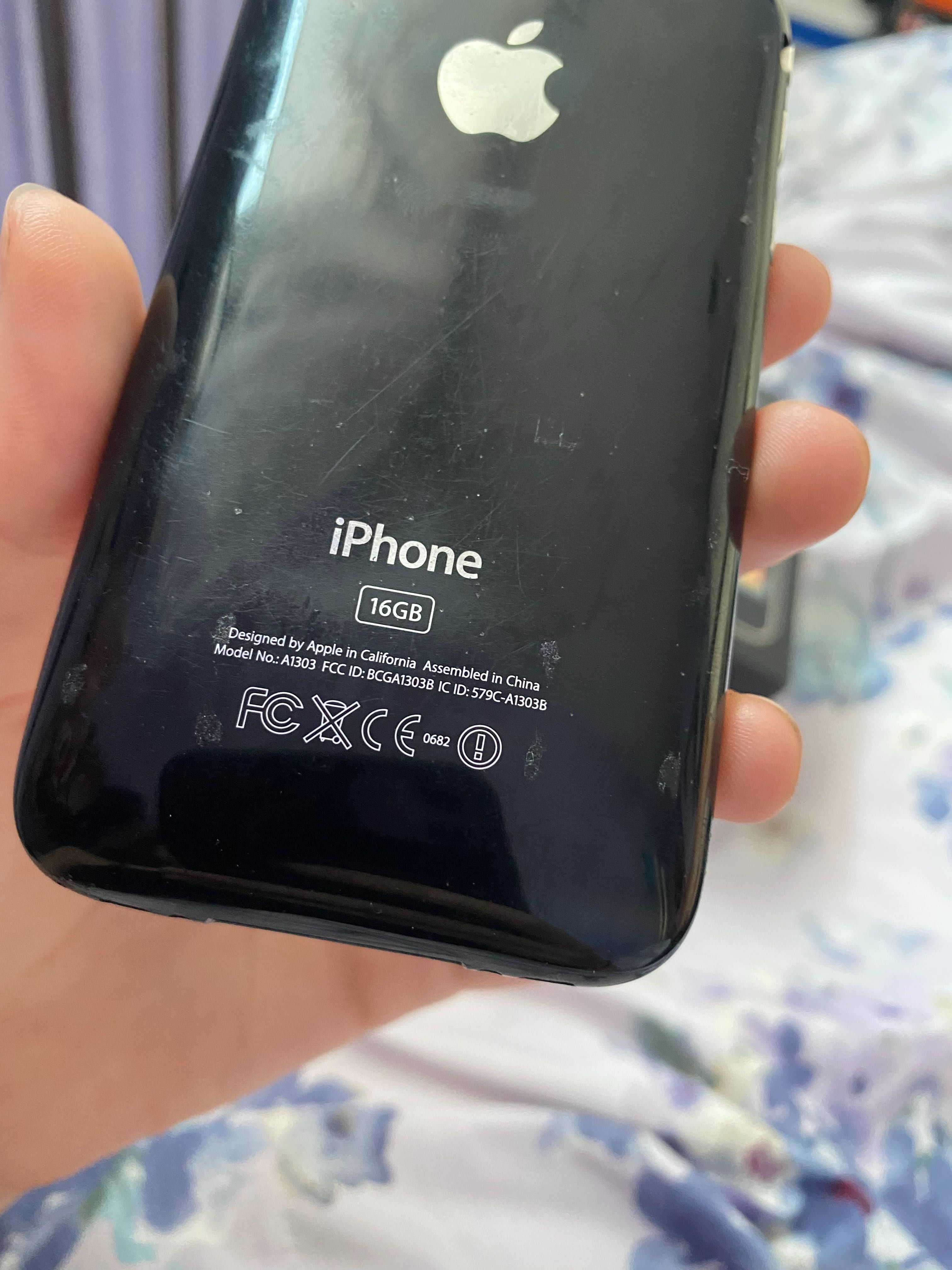 Telefon iPhone 3GS pudełko sprawny czarny vintage lata y2k