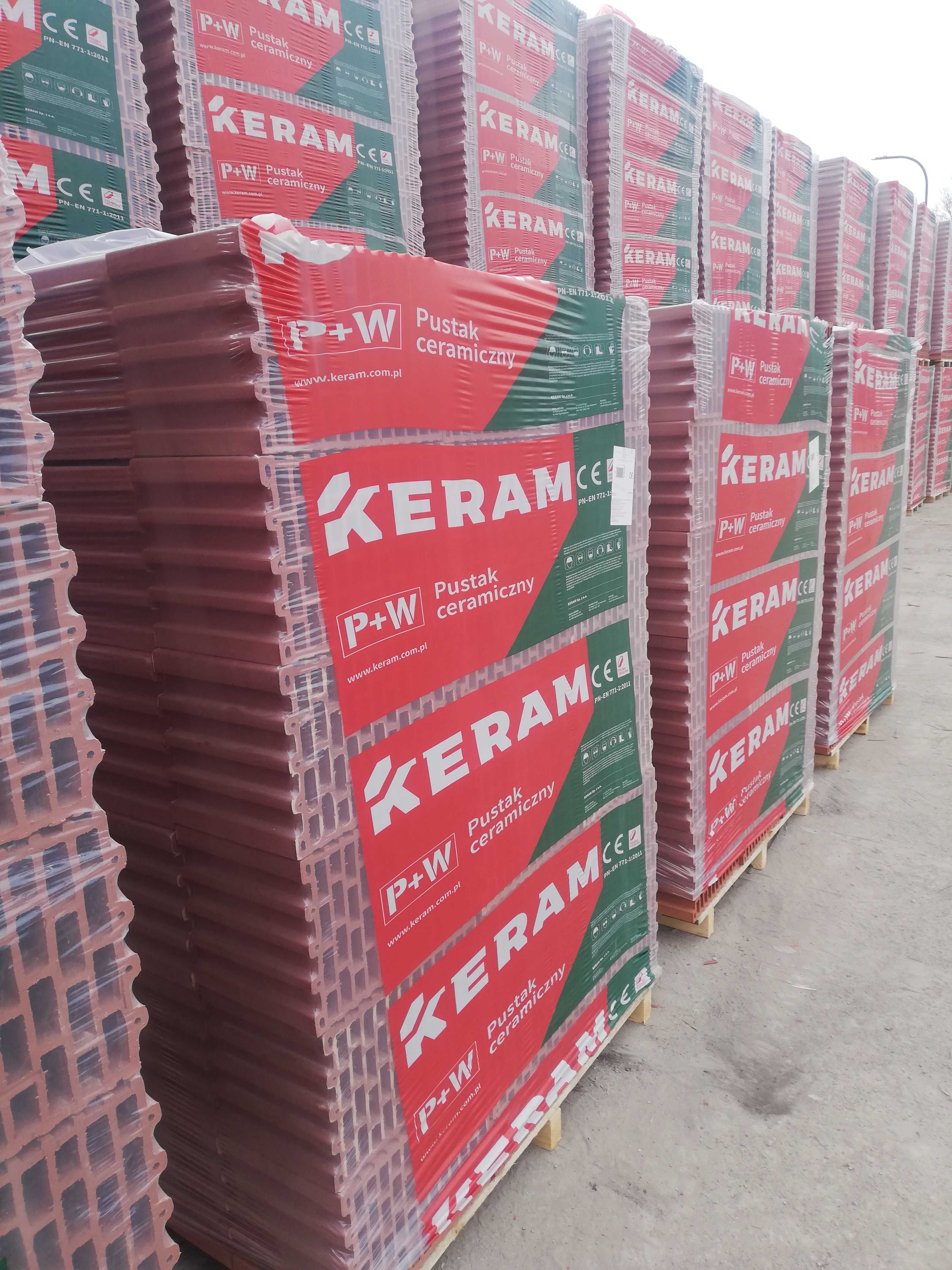 pustaki ceramiczne MAX pustak KERAM 25 P+W 360/250/238