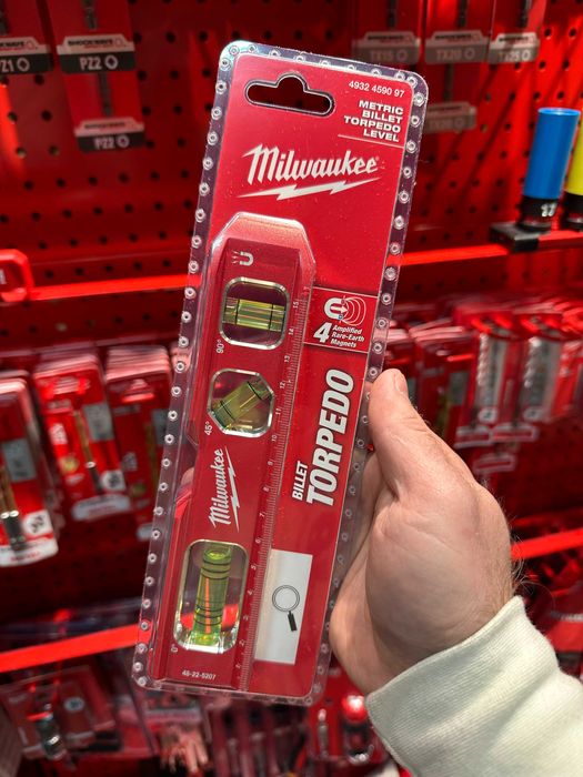 Рівень магнітний Torpedo MILWAUKEE, 17см (4932459097)