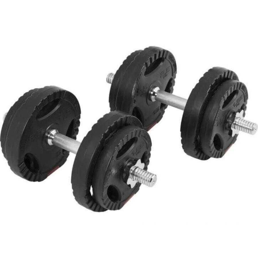 Zestaw 2x10 kg Hantle bitumiczne regulowane