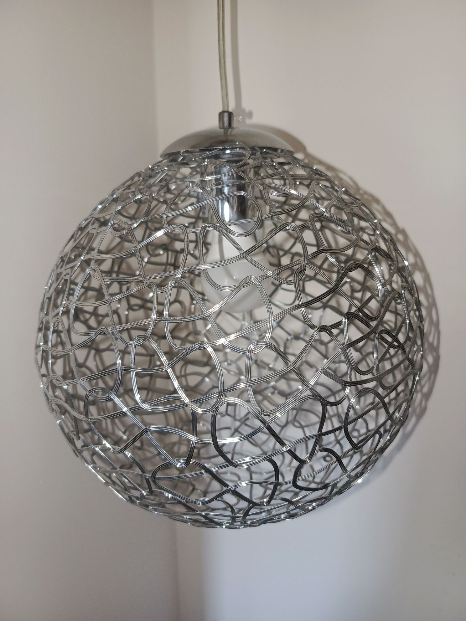 Lampa wisząca metalowa