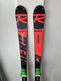 Narty Rossignol Fis 165 cm DT + wiązania 15 din