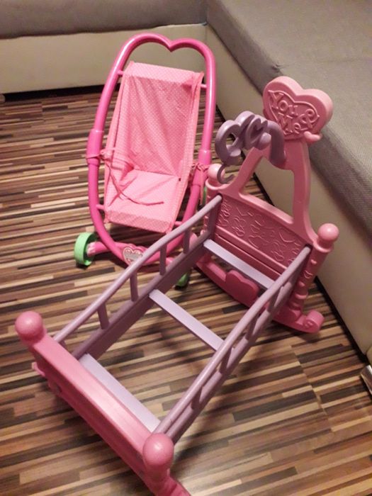 Wózeczek I kołyska dla lalek