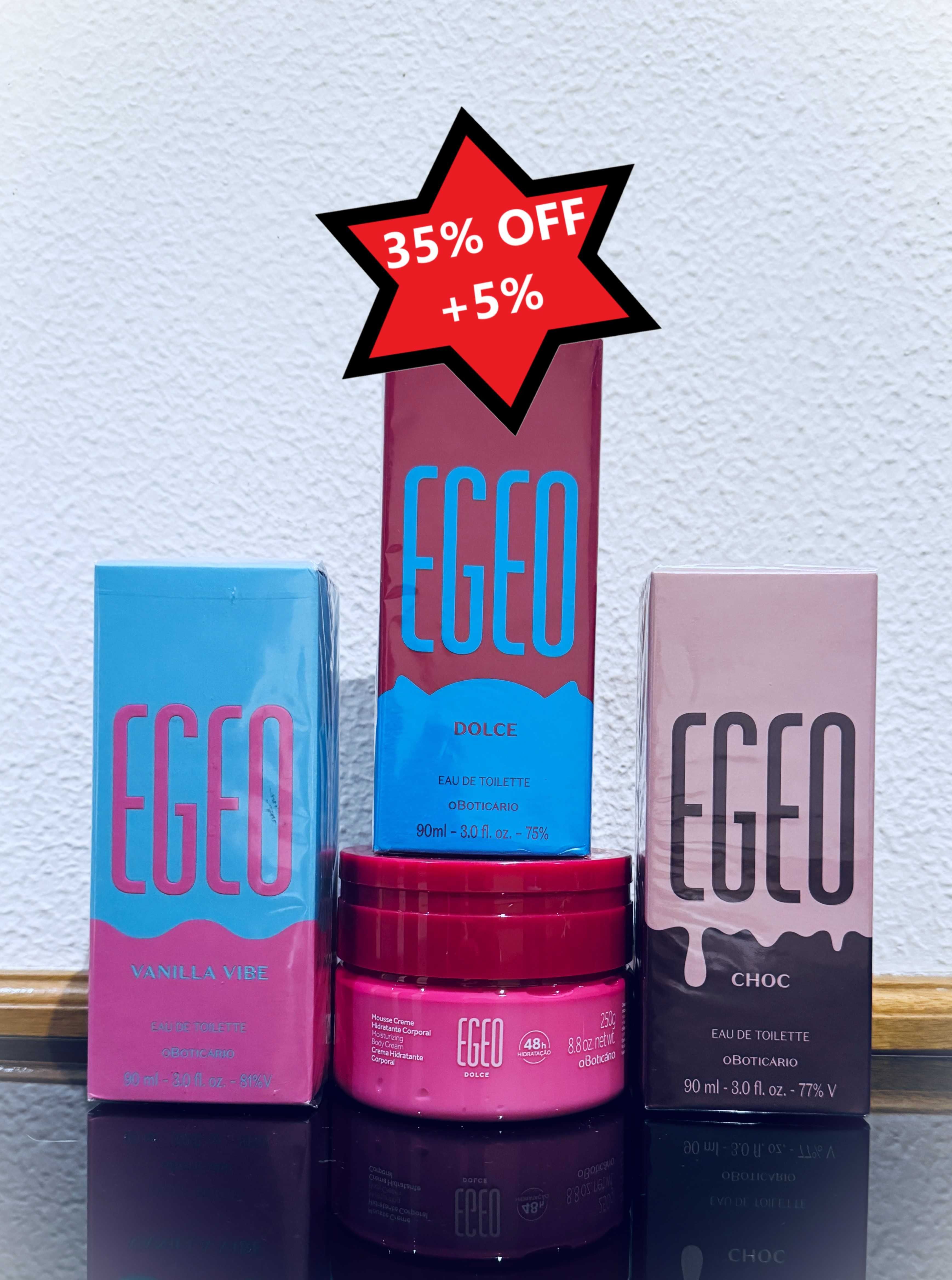 Perfume EGEO + Creme EGEO Dolce.