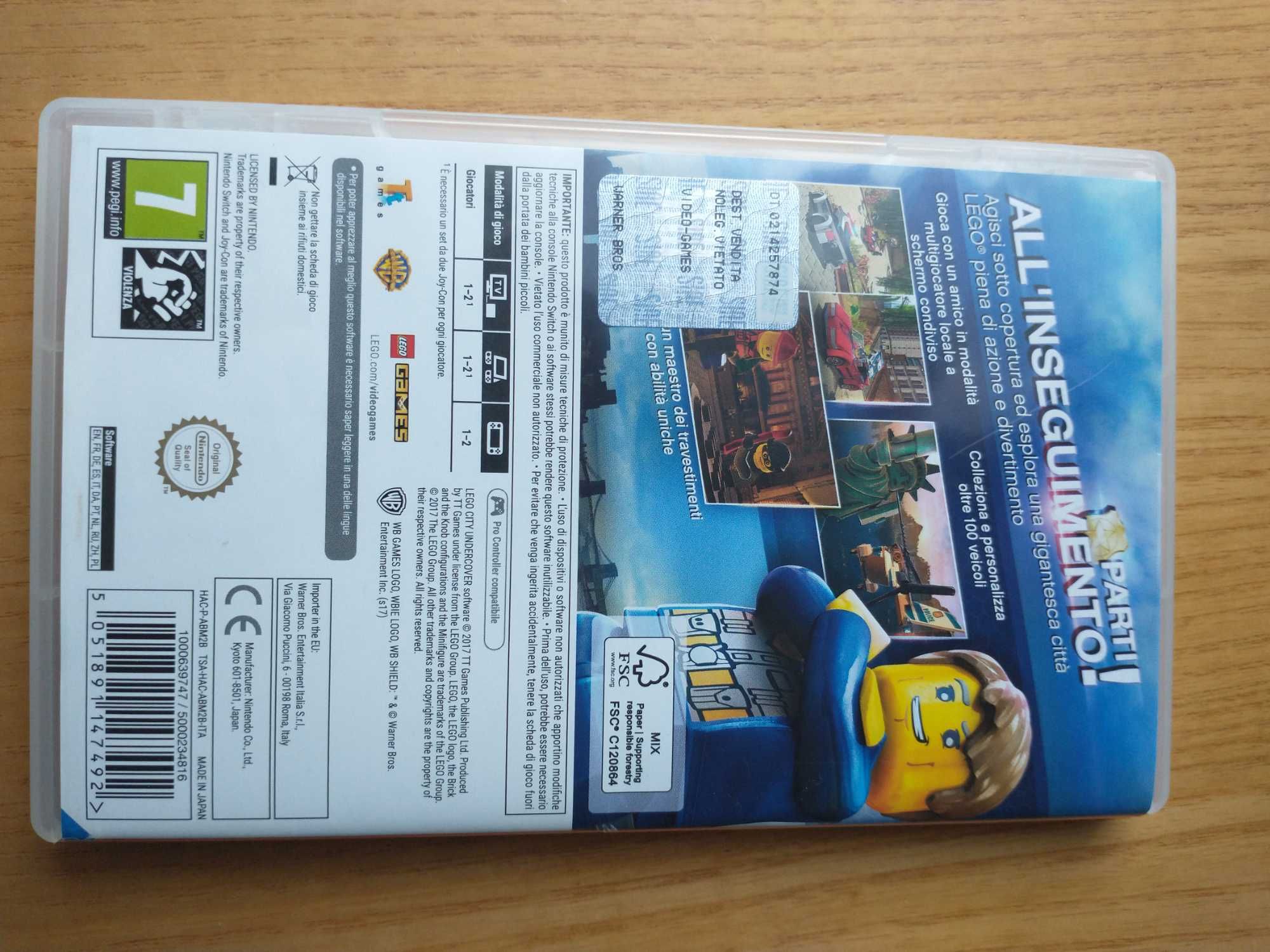 Gra LegoCity Undercover Nintendo Switch