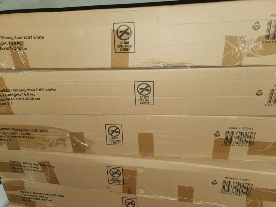 Krzesło do jadalni nowe Jysk EJBY W41*H87*D48