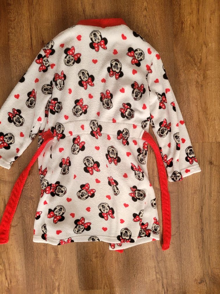 Szlafrok kąpielowy Minnie Mouse 128/134 dla dziewczynki