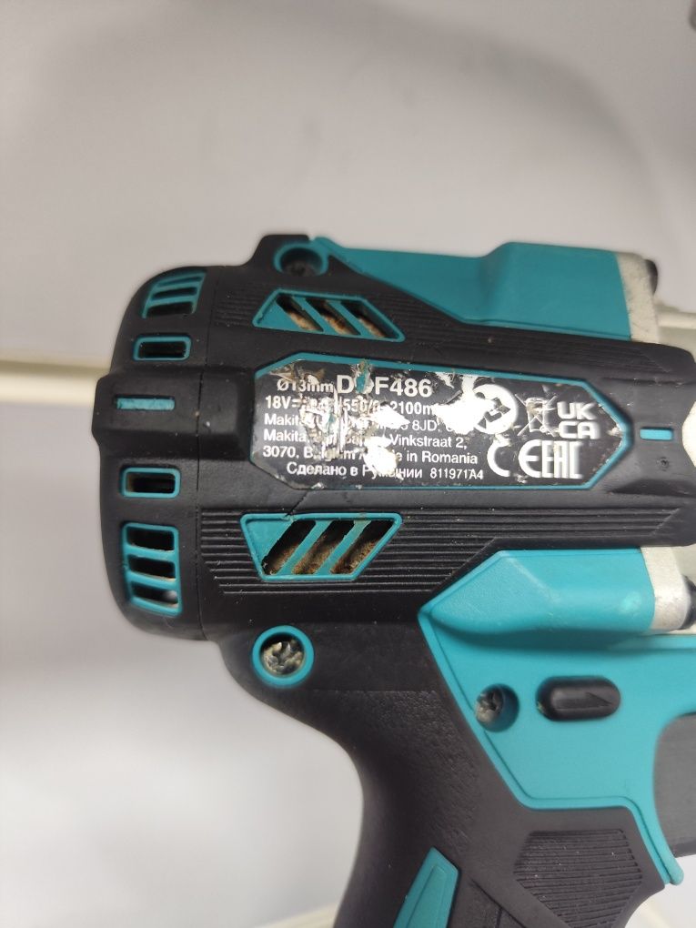 Makita DDF486 безщітковий акумуляторний шуруповерт Макіта оригінал