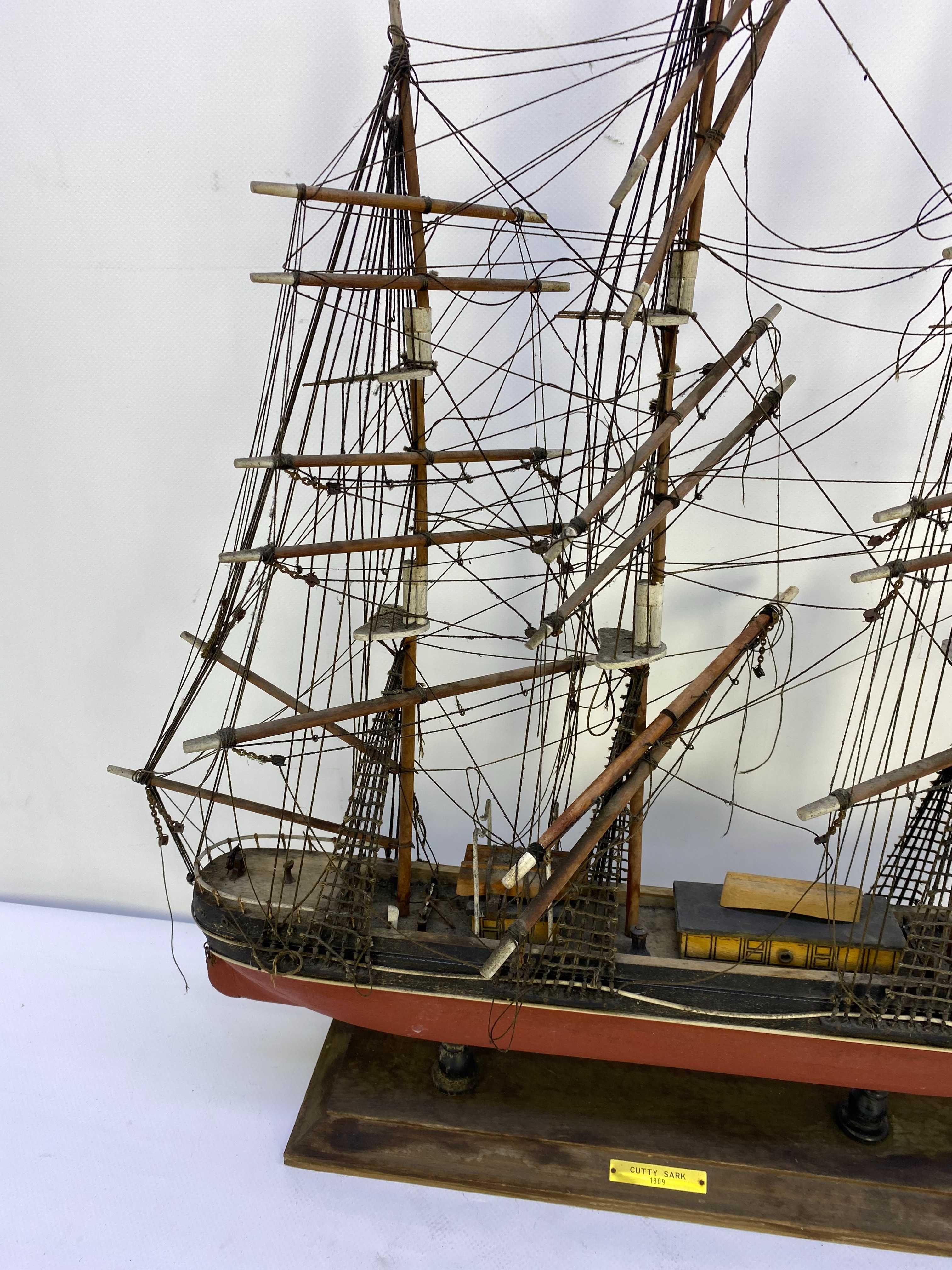 Statek zaglowiec cutty sark model z 1869