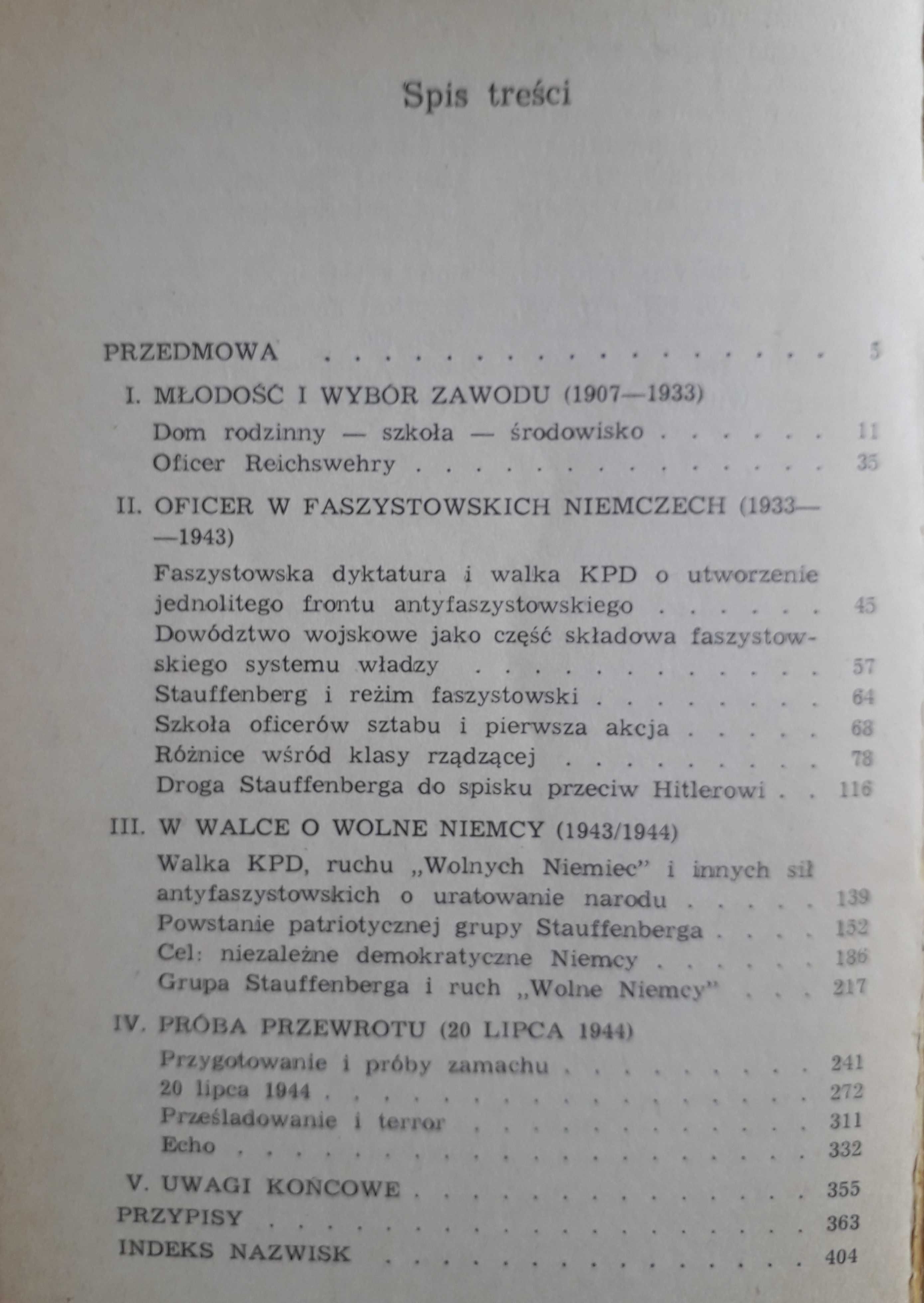 STAUFFENBERG i zamach na Hitlera Kurt Finker