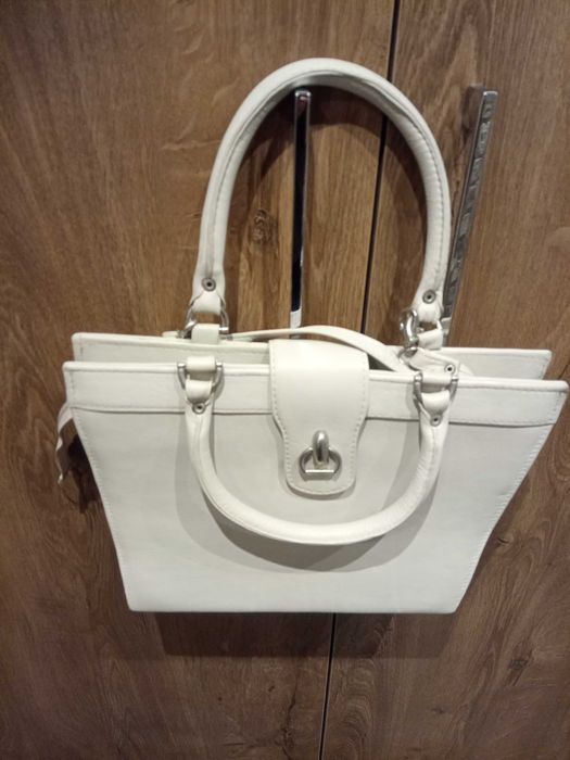 torebka damska jasny krem kolor