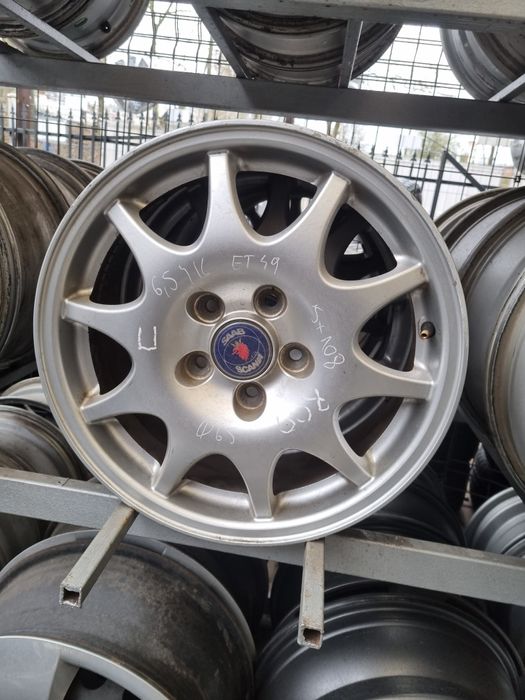 Komplet felg aluminiowych Saab/Scania 5*108 16 cali