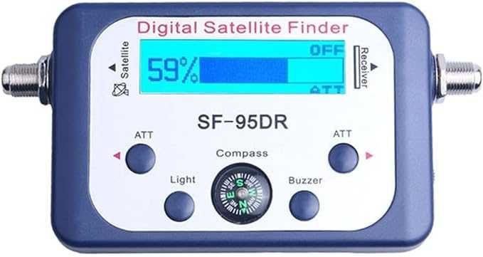 Cyfrowa wizjer satelity SF-95DR miernik Satlink