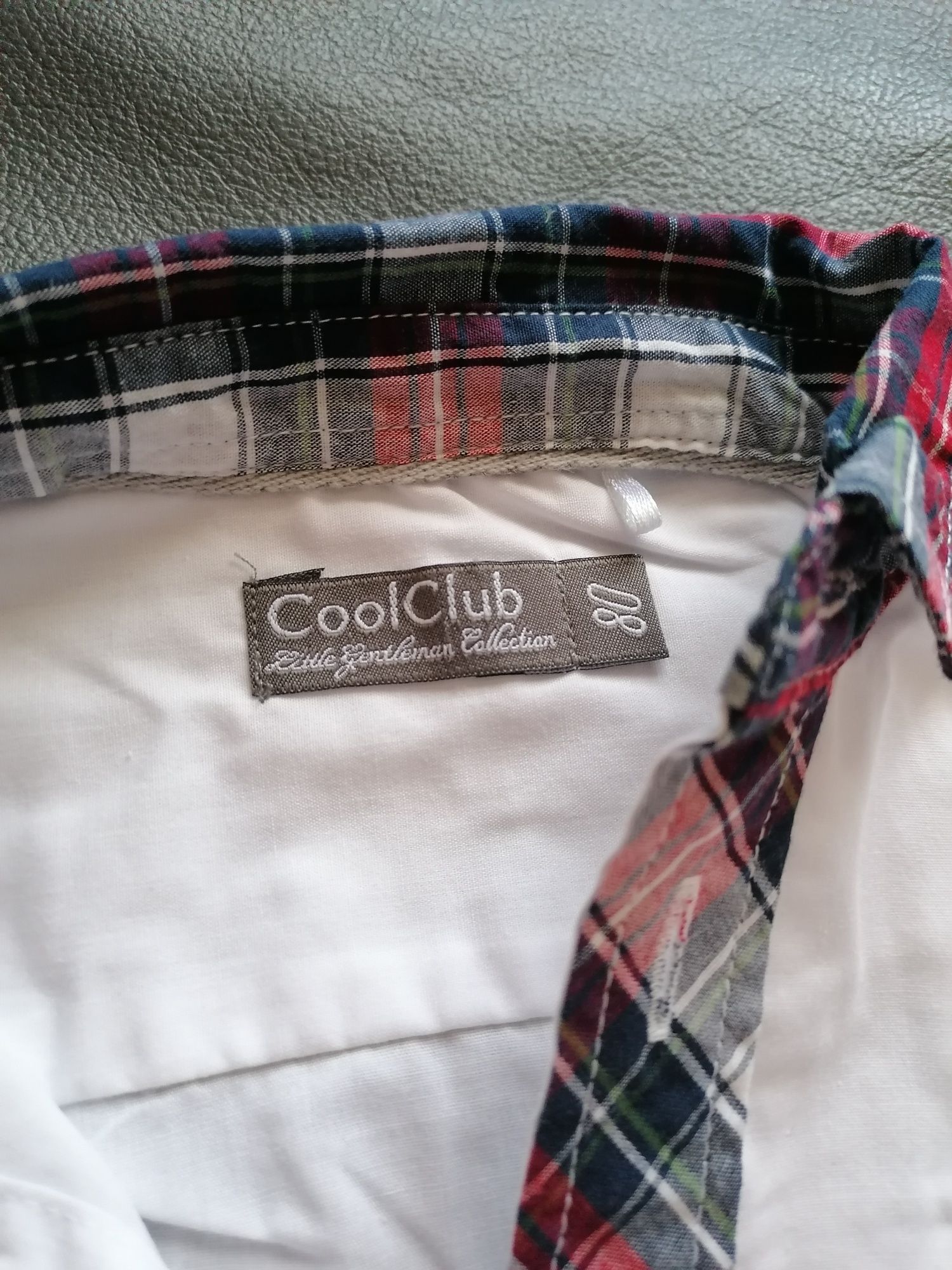 Roczek 80 cm Koszula cool club Smyk z łatami na okazje