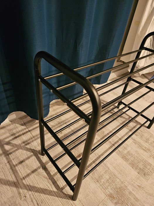 Pudełka z 3 poziomami czarna dom przechowywanie