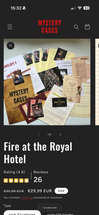 Mystery cases - incendio no hotel royal