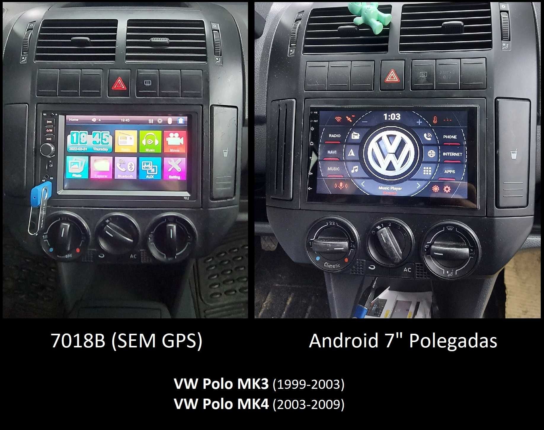 Rádio 2DIN • VW • Golf Passat Bora Polo Sharan Jetta T4 • Android GPS