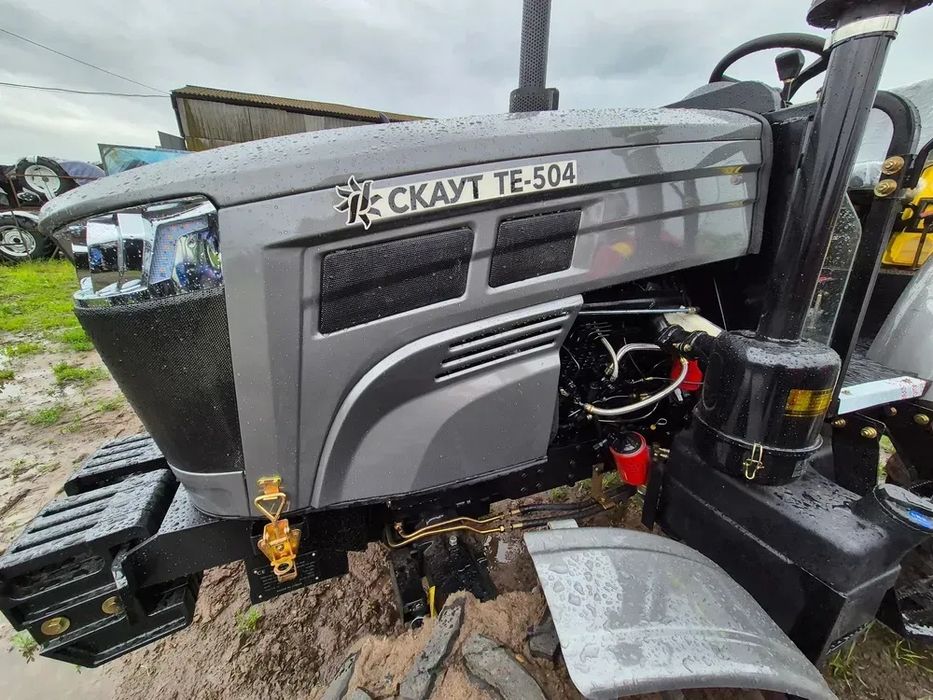 Трактор гарден Скаут ТЕ504 с ровным полом 2023 года доставка в подарок