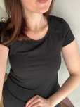 Basic top czarny L