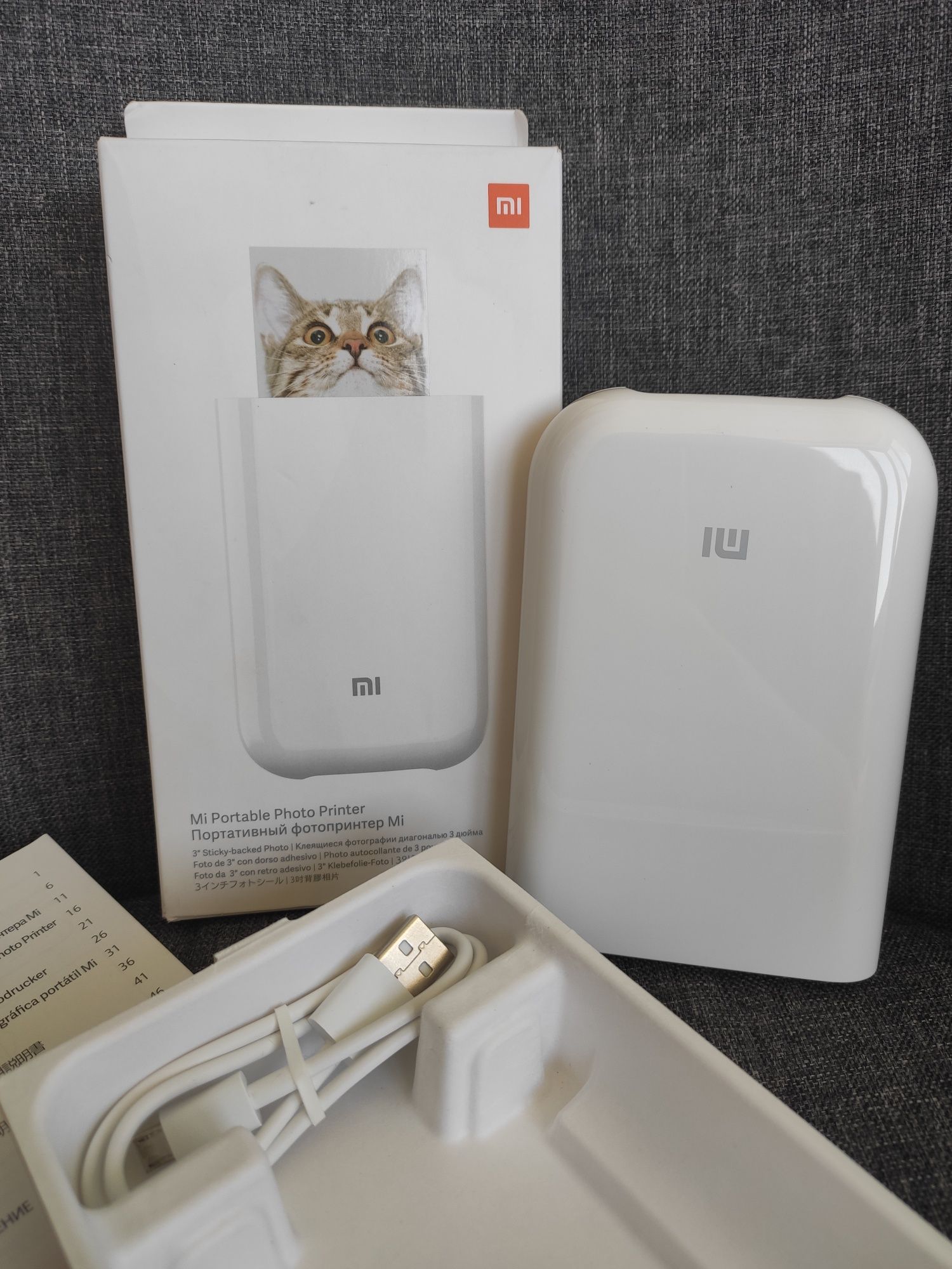 Портативний мобільний принтер Xiaomi Mi printer Pocket Photo Printer