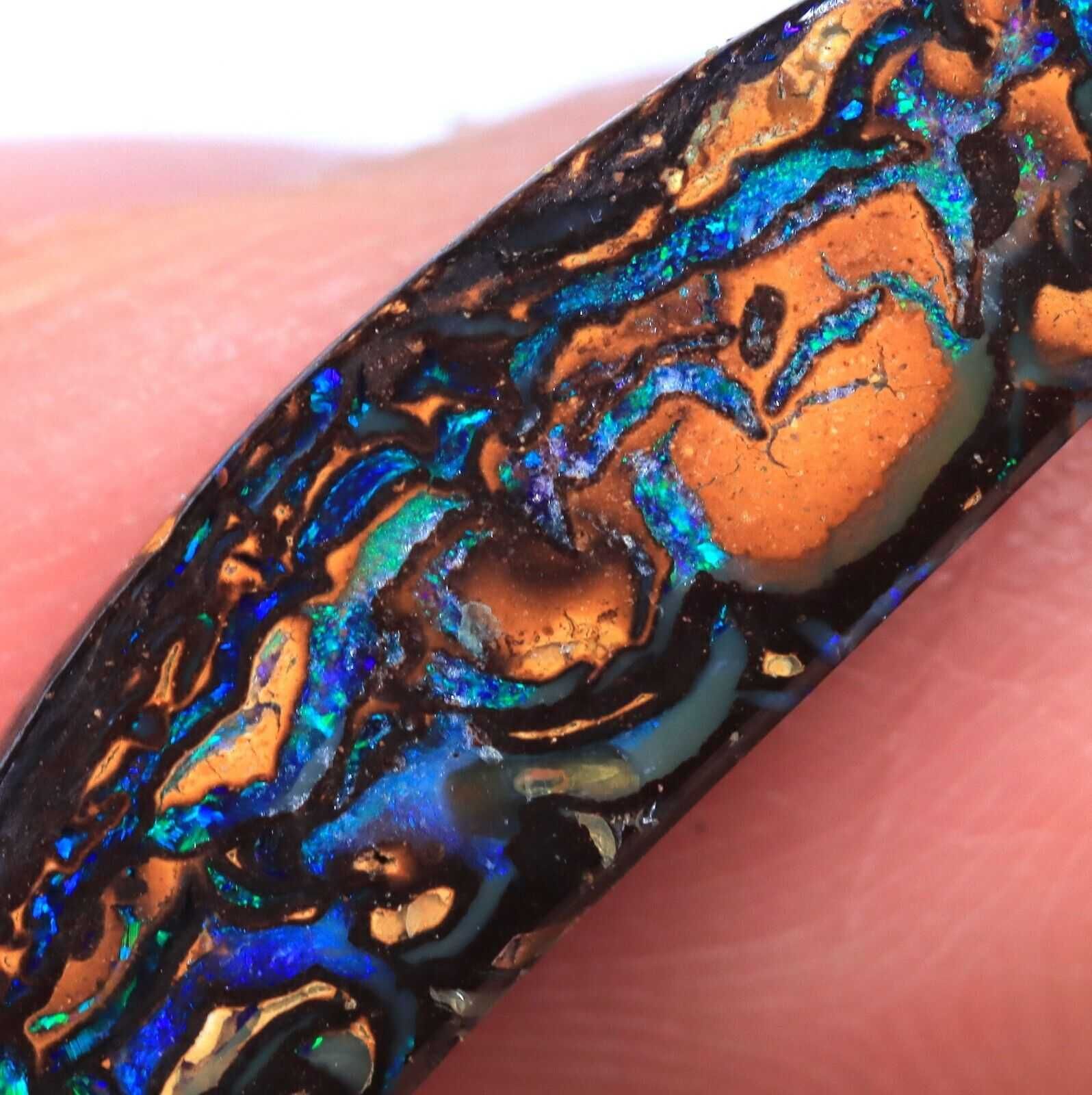 Талисман натуральный австралийский опал (YOWAH Boulder Opal)