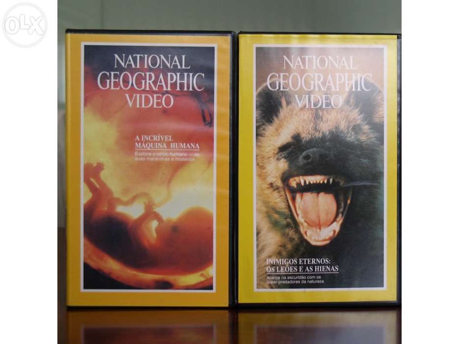 National Geographic - vários VHS