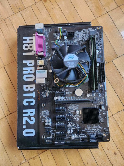 Материнская плата ASRock H81 Pro BTC R2.0