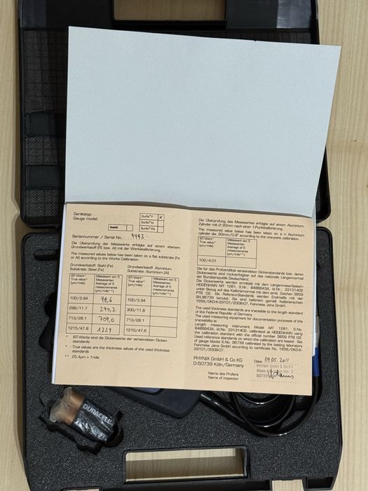 Miernik Grubości Powłoki Malarskiej PHYNIX SURFIX