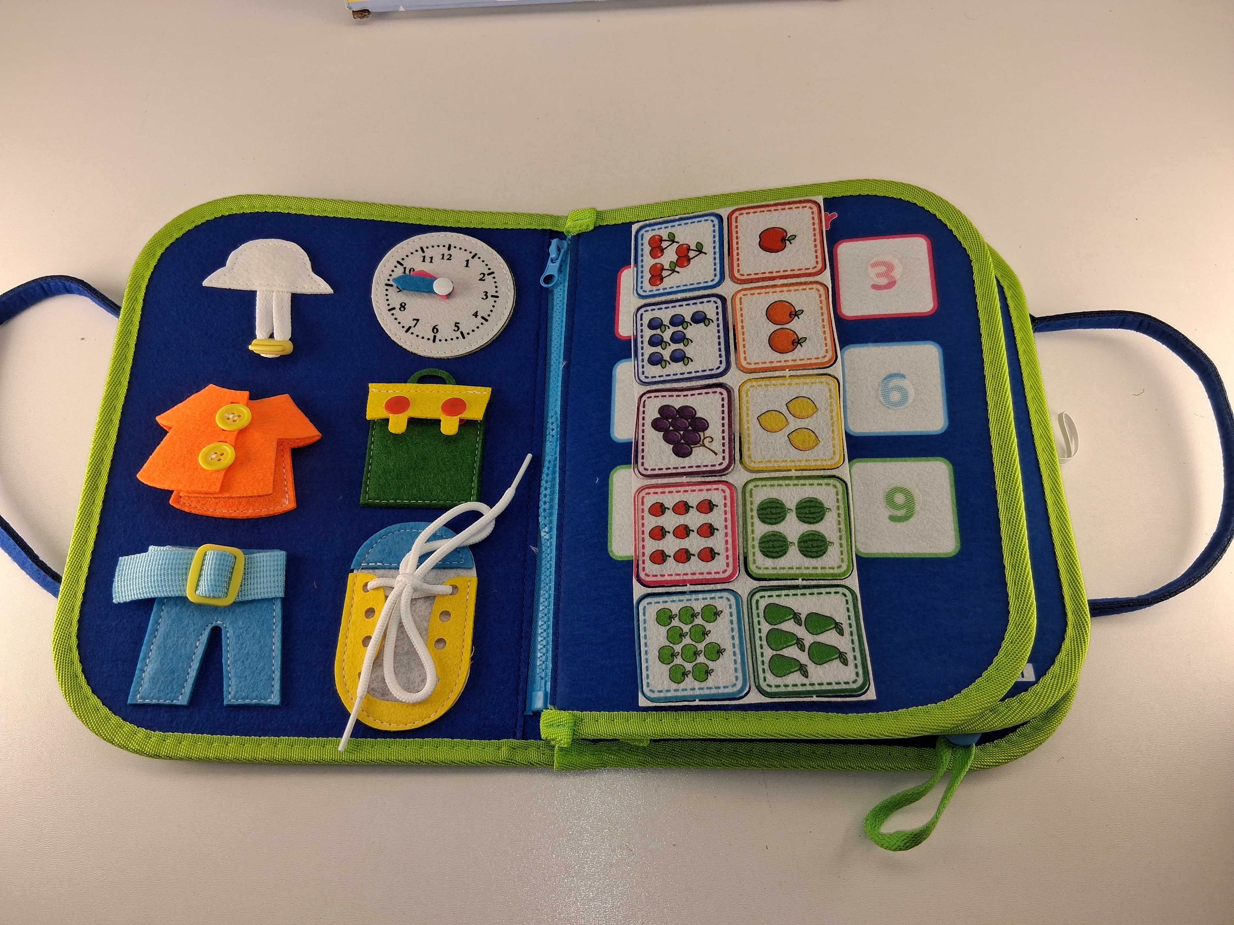 H045 GOLMUD Montessori Busy Board Edukacyjna Sensoryczna Tablica