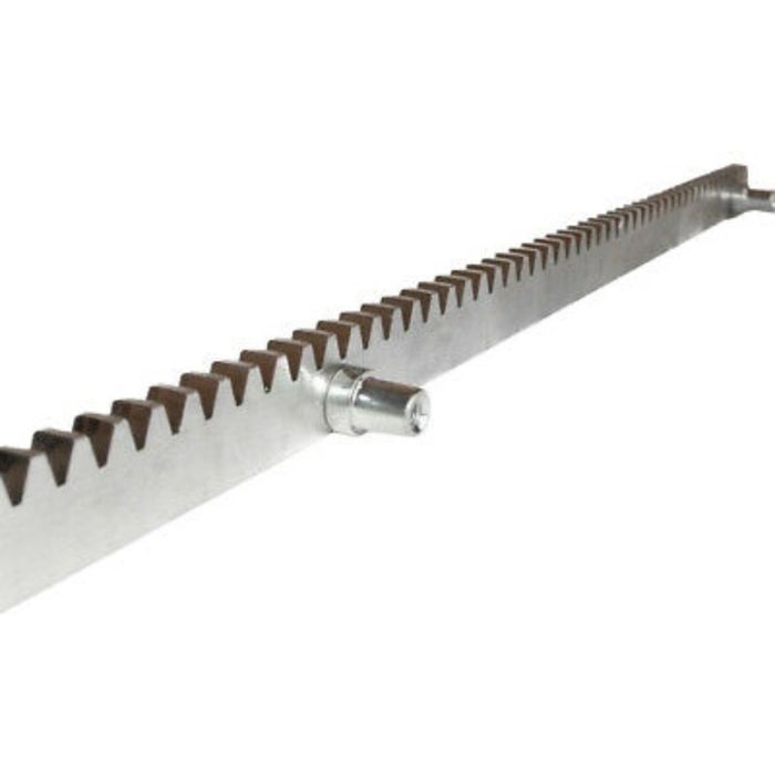 Listwa zębata stalowa z mocowaniami 8mm 1mb