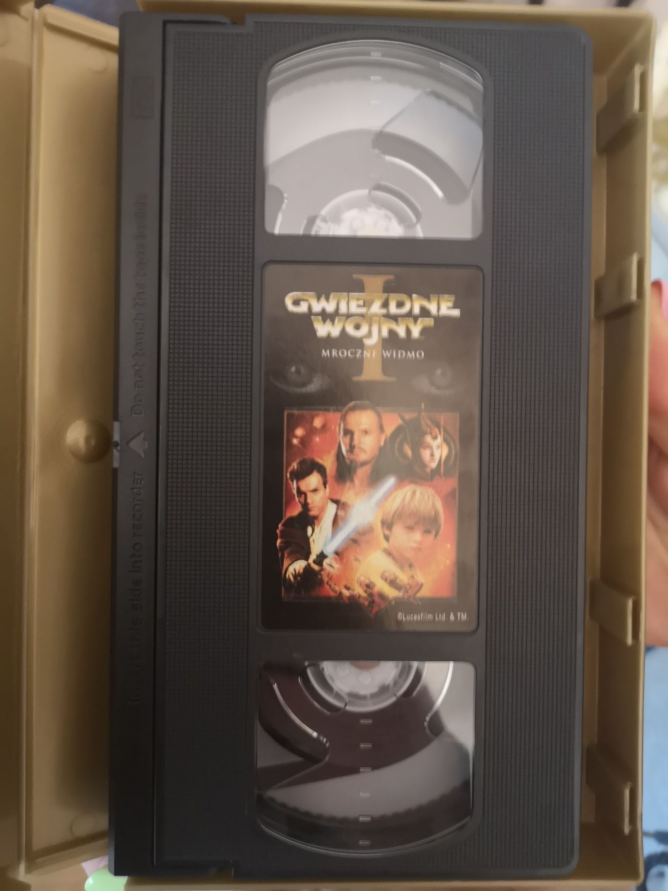 Gwiezdne wojny mroczne widmo VHS