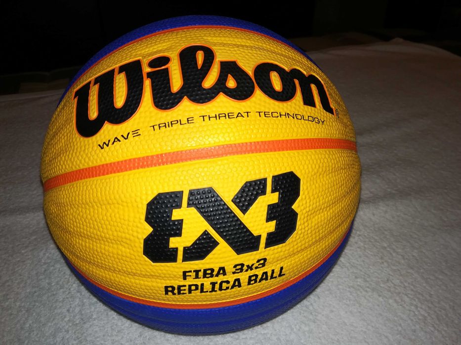 bola de basquetebol wilson fiba 3x3 replica ball oficial (nova)
