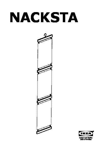 WYPRZEDAŻ IKEA NACKSTA Ramka na 3 zdjęcia, biały