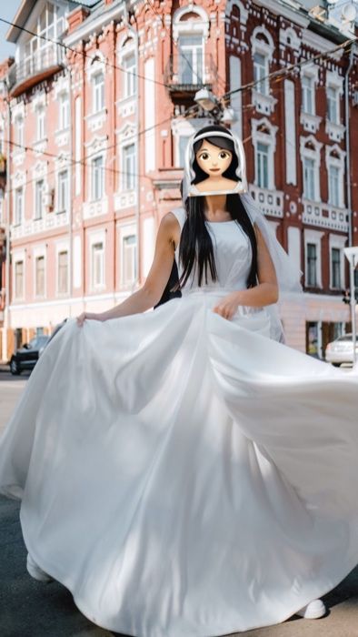 Свадебное Платье ( S ) регулируемый размер