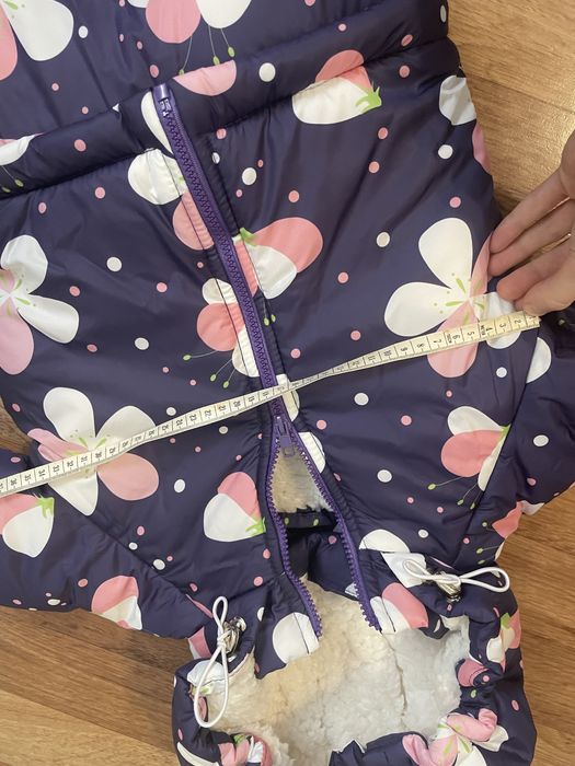 Комбінезон зимовий трійка (74 см, напівкомбінезон на 80-86 см)