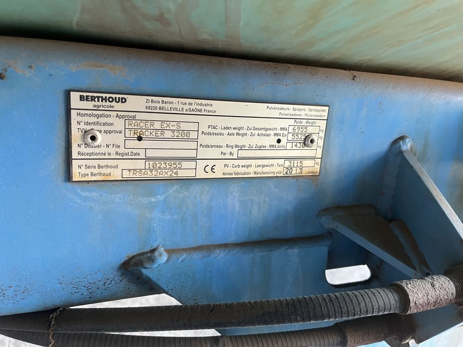 Обприскувач Berthoud-Tracker-24, 2013р